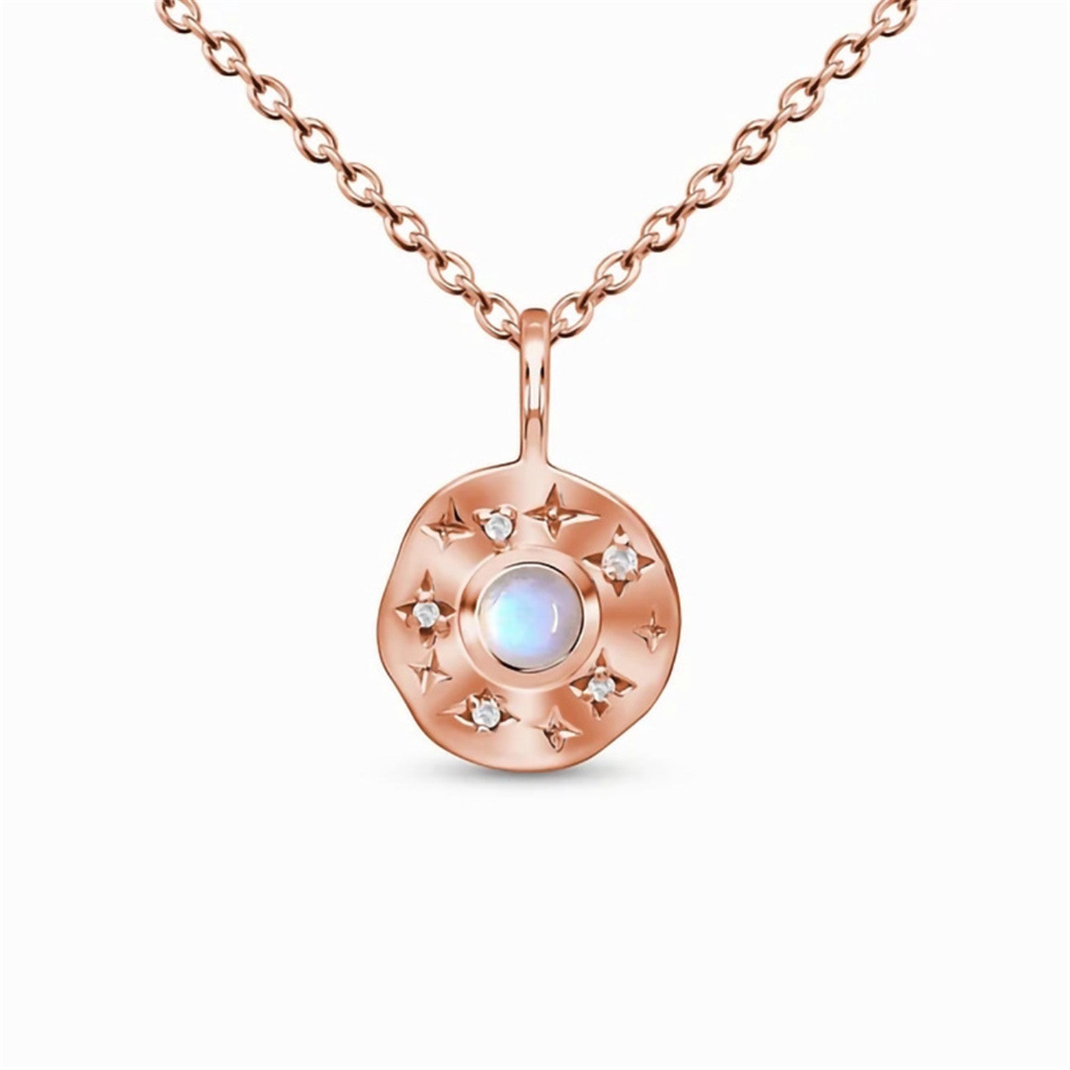 Moonstone Pendant,s925 Silver,With Medallion Design