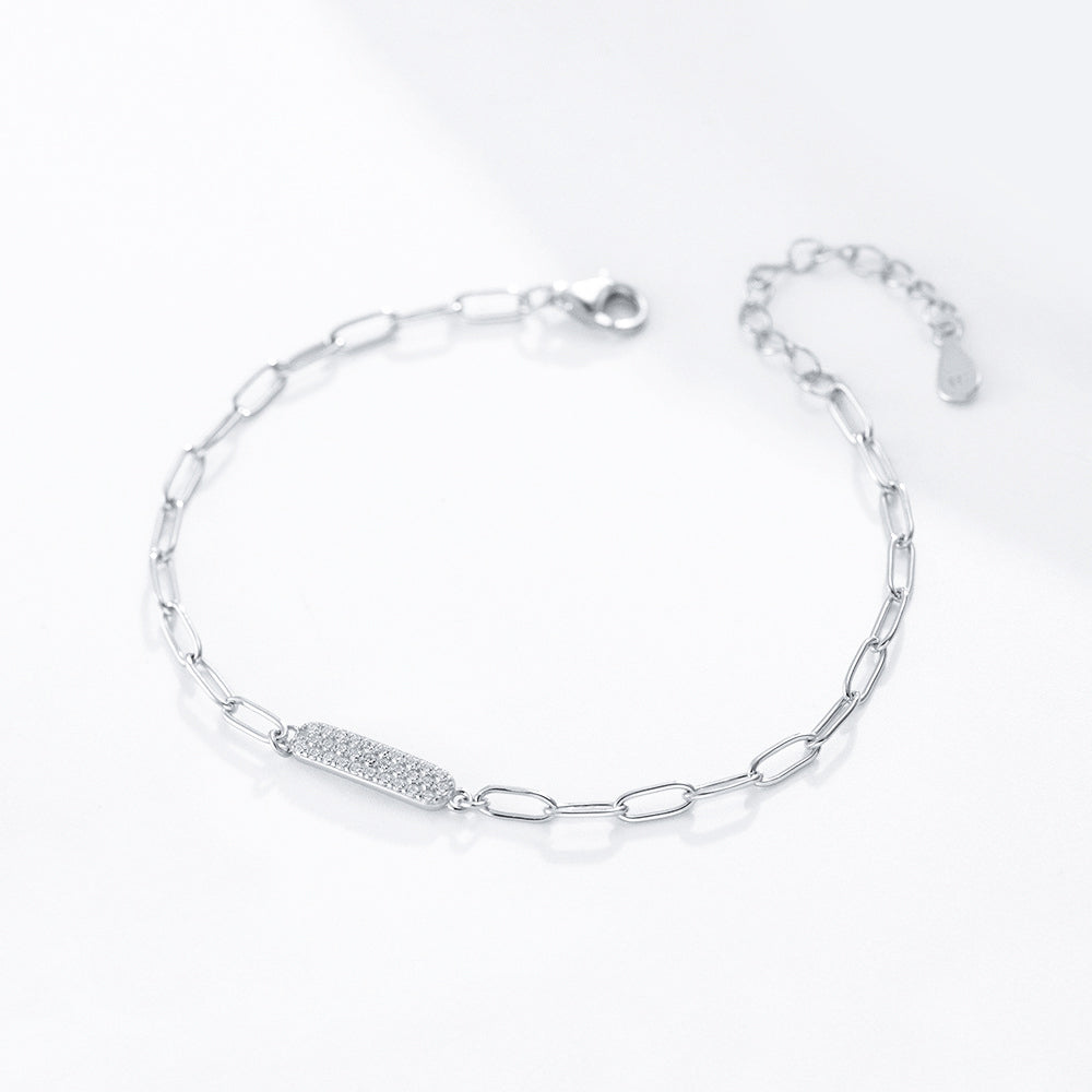 Evecoco Chain Bracelet In Sterling Silver