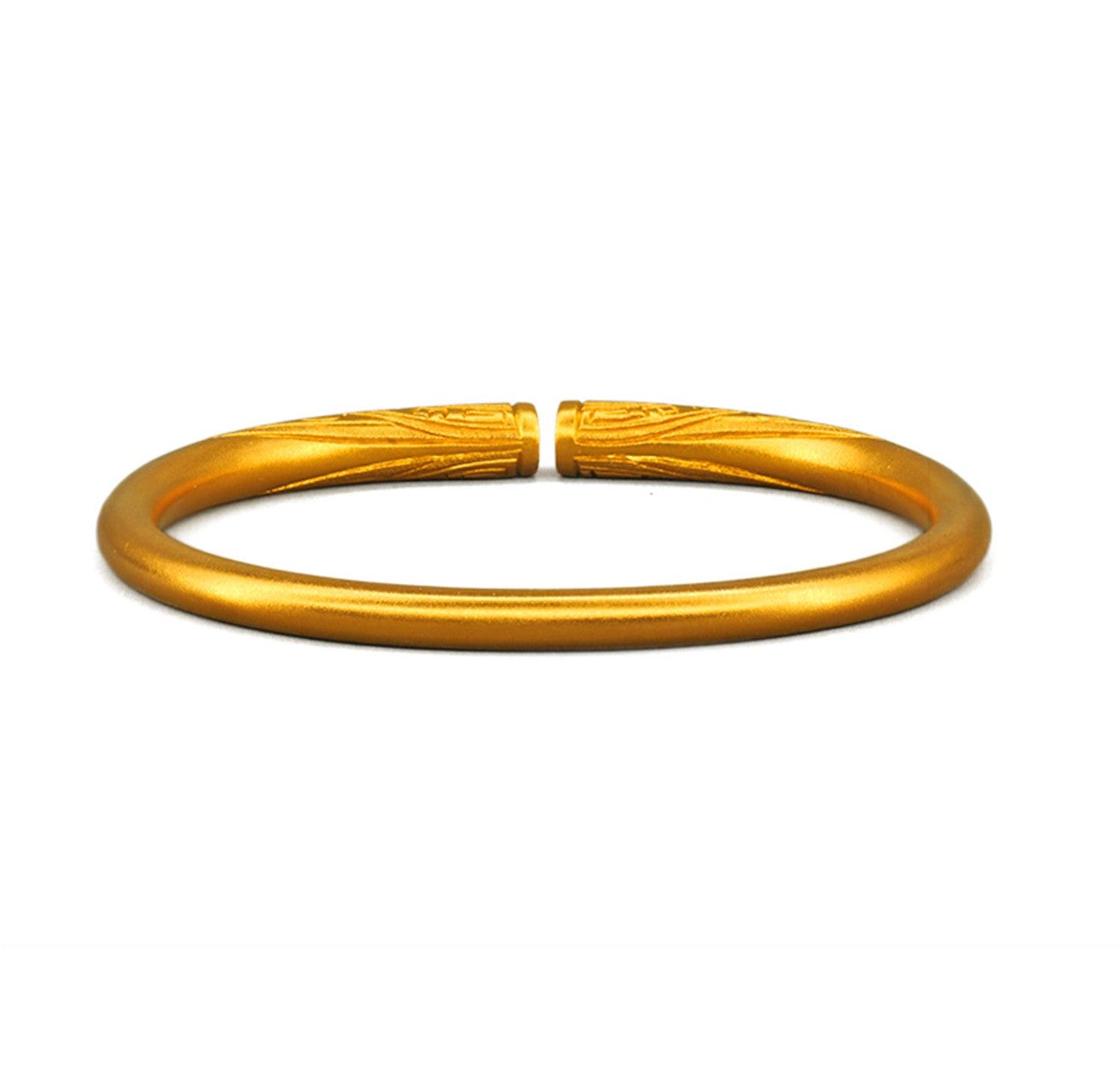 EVECOCO Full Gold Bracelet Hand Forging,Horseshoe Shape,45g