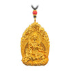 EVECOCO Full Gold Buddha Pendants,Micro Relief,Hand Forging,Filigree,Fine Carving 60g